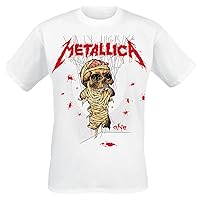 Metallica Men's One Landmine T-Shirt White