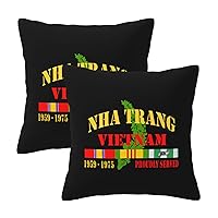 Nha Trang Vietnam Veteran Squarethrow Pillows Covers Soft Cushion Cover for Bedroom Sofa Living Room 20