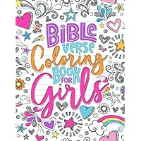Bible Verse Coloring Book for Girls Bible Verse Coloring Book for Girls Paperback Spiral-bound
