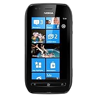 Nokia Lumia 710 Unlocked Windows Phone with Wi-Fi, A-GPS Support, 3.7-Inch TFT Capacitive Touchscreen Display, 5MP Camera with 720p@30fps Video Recording - No Warranty - Black