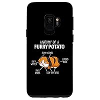 Galaxy S9 Funny Anatomy Of A Furry Potato Guinea Pig Lover Gift Case
