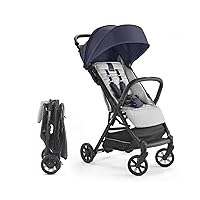 Inglesina Quid Stroller, College Navy - Compact, Airplane Travel Stroller for Babies & Toddlers 3 Months to 50 lbs - Lightweight - Easy to Open - BPA Free