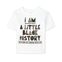 The Children's Place Unisex Baby and Toddler Short Sleeve Black History Graphic T-Shirt
