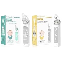 Large Flow Electric Nasal Aspirator, Powerful Suction for Quick Suck Out Snot, Gentle on Nasal Mucosa, Soothing Music and Light