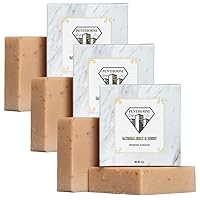 Organic Bar Soap, Enriched with Natural Ingredients, 3 Bar Pack, Oatmeal Milk & Honey