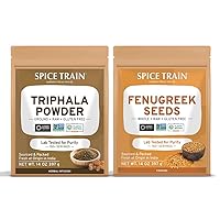 SPICE TRAIN, Triphala Powder (397g) + Fenugreek Seeds (397g)