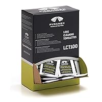 Individually Packaged Lens Cleaning Towelettes, No Streaks, 100 Piece