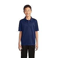 Port Authority Youth Silk Touch Performance Polo. Y540 Navy