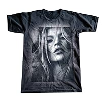 HOPE & FAITH Unisex Kate Moss T-Shirt Short Sleeve Mens Womens