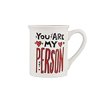 Enesco Our Name is Mud You are My Person Coffee Mug, 16 Ounce, Multicolor