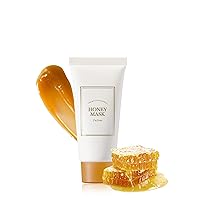 I'm from Honey Mask 1.01 Fl Oz, Wash Off Face Mask, 38.7% Korean Honey, Deep Moisturization for 48 hours, Nourishment, Clear Complexion for Dry, Combination Skin