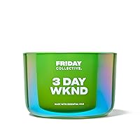 3 Day Wknd Candle, Fruity Scented, Made with Essential Oils, 3 Wicks, 13.5 oz