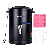 FAST MELT 3L Soap Base Melter - Soap Making Kit with Constant Temperature Control Melter, Quick Pour Spout, Ideal for Homemade Soap Business Fast Loading Easy Clean