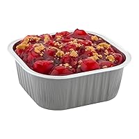 Restaurantware 10 Ounce Disposable Ramekins 100 Square Creme Brulee Aluminum Disposable Cups - Oven-Ready For Cupcakes And Muffins Gray Disposable Baking Cups Freezable Lids Sold Separately