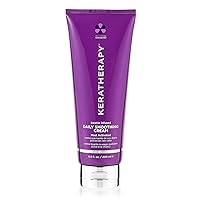 KERATHERAPY Daily Smoothing Cream, 6.8 fl. oz., 200 ml - Keratin Infused Smoothing Cream for Blowouts with Collagen, Jojoba Oil, Wheat & Argan Oil