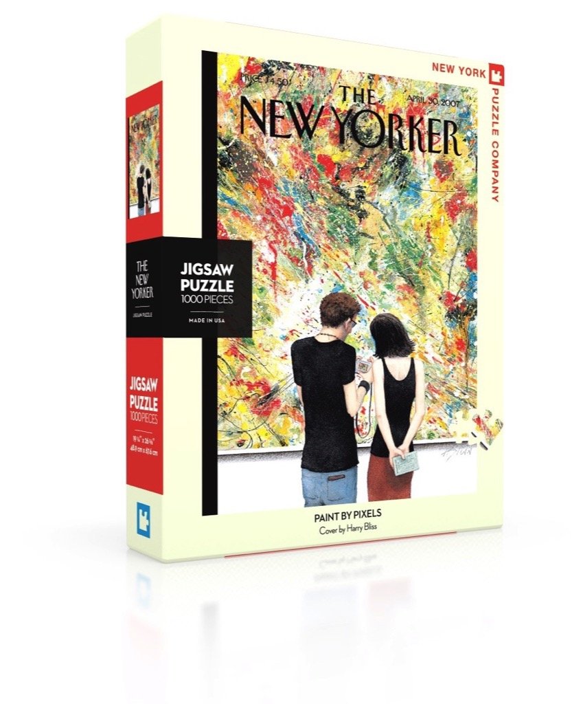 New York Puzzle Company - New Yorker Paint by Pixels - 1000 Piece Jigsaw Puzzle
