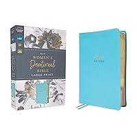 NIV, Women's Devotional Bible (By Women, for Women), Large Print, Leathersoft, Teal, Comfort Print NIV, Women's Devotional Bible (By Women, for Women), Large Print, Leathersoft, Teal, Comfort Print Imitation Leather