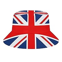 UK British Flag UK British Flag Bucket Hat Unisex Bucket Hats Summer Travel Beach Sun Hat Outdoor Cap Fisherman Hat for Women Men Boys Gilrs