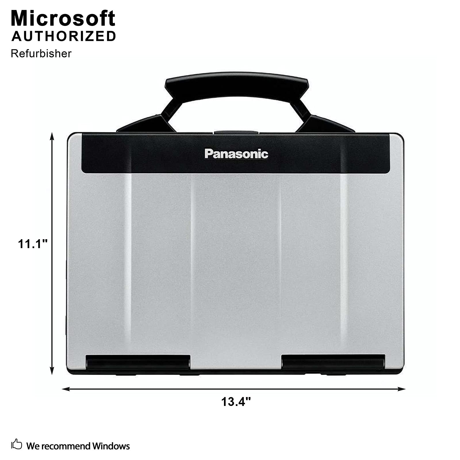 Panasonic Toughbook CF-53 Laptop PC, 14 HD Display, Intel i5-2520M 2.5GHz, 16GB RAM, 1TB SSD, Windows 10 (Renewed)