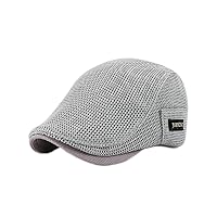 Uenmay Hunting Cap Small Standard New Middle-aged Hat Mesh Breathable Beret Thin Sunscreen Sun Protection Hat Outdoor Casual Beret Hat