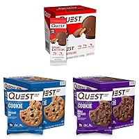 Quest Nutrition Protein Cookies, Cups and More Bundle (12 Count)