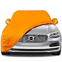 6-Layers PEVA New Material Sedan SUV Full Padded Car Cover Waterproof All Weather Weatherproof UV Sun Protection Snow Dust Storm Resistant Outdoor Exterior Custom Form-Fit Straps 178