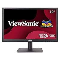 ViewSonic VA1903H 19-Inch WXGA 1366x768p 16:9 Widescreen Monitor with Enhanced View Comfort, Custom ViewModes and HDMI for Home and Office, Black (Renewed)