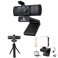 NexiGo 1080P AutoFocus Webcam Kits, N930P FHD USB Web Camera with Privacy Cover & Microphone, Upgraded Video Conference Lighting, Lightweight Mini Tripod, for Zoom/Skype/Teams