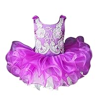 Little Girls' Appliques Barbie Cupcakes Toddlers Mini Dress