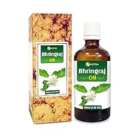 Bhringraj Oil (Eclipta alba) 100% Pure & Natural - Undiluted Uncut Cold Pressed Premium Oil Use for Aromatherapy, Skin Care & Hair - Therapeutic Grade - 100 ML by Salvia