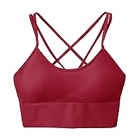 Women's Sports Plus Size Thin Quick Dried and Shockproof Running Yoga Tank Top Back Gathering Bra Women Workout