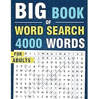4000 Word Search for Adults Large Print (200 Themed Puzzles): Word Find Puzzle Book for Seniors & Teens - Anti eye strain and Relieve Stress 4000 Word Search for Adults Large Print (200 Themed Puzzles): Word Find Puzzle Book for Seniors & Teens - Anti eye strain and Relieve Stress Paperback Spiral-bound
