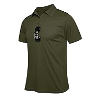 Men's Polo Quick Dry Performance Hiking Short Sleeve Tactical Shirts