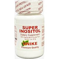 Super Inositol Dietary Supplement| Inositol (Vitamin B8) Powder for Hormonal Balance, Fertility and Ovarian Support| Gluten Free, Vegan 1 Oz (Pack of 1)