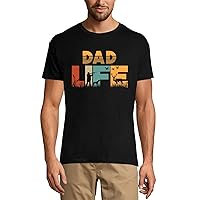 Men's Graphic T-Shirt Dad Life - Family Time - Hunting Deer Eco-Friendly Limited Edition Short Sleeve Tee-Shirt Vintage Birthday Gift Novelty Deep Black XXL