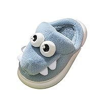 Big Girls Slippers Size 6 Childrens Girl Cotton Slippers Cute Stereoscopic Cartoon Animals Warm Indoor Non 4
