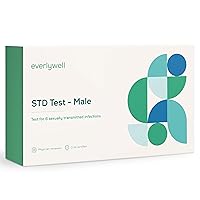 Everlywell Male STD Test at Home Test for 6 Common STDs - Accurate Blood and Urine Analysis - Results Within Days - CLIA-Certified Adult Test