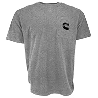 Cummins Men's T-Shirt Short Sleeve Sport Gray Pocket Tee CMN4756-2XL