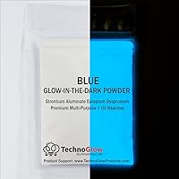 Glow in the Dark Powder, Natural Blue for Resin, Epoxy, Acrylics, Paint, Slime, Sealers - 50 Grams