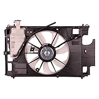 TYG OE Replacement(CAPA Quality) Cooling Fan Extra Silent for 2012-2016 Toyota Prius c 1.5L | 16363-21060 | TO3115180 | 621-370