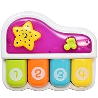 Portable First Piano. Educational Toy for Music Learning and Entertainment for Ages 9 Month to 4 Years