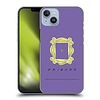 Officially Licensed Friends TV Show Peephole Frame Iconic Hard Back Case Compatible with Apple iPhone 14 Plus