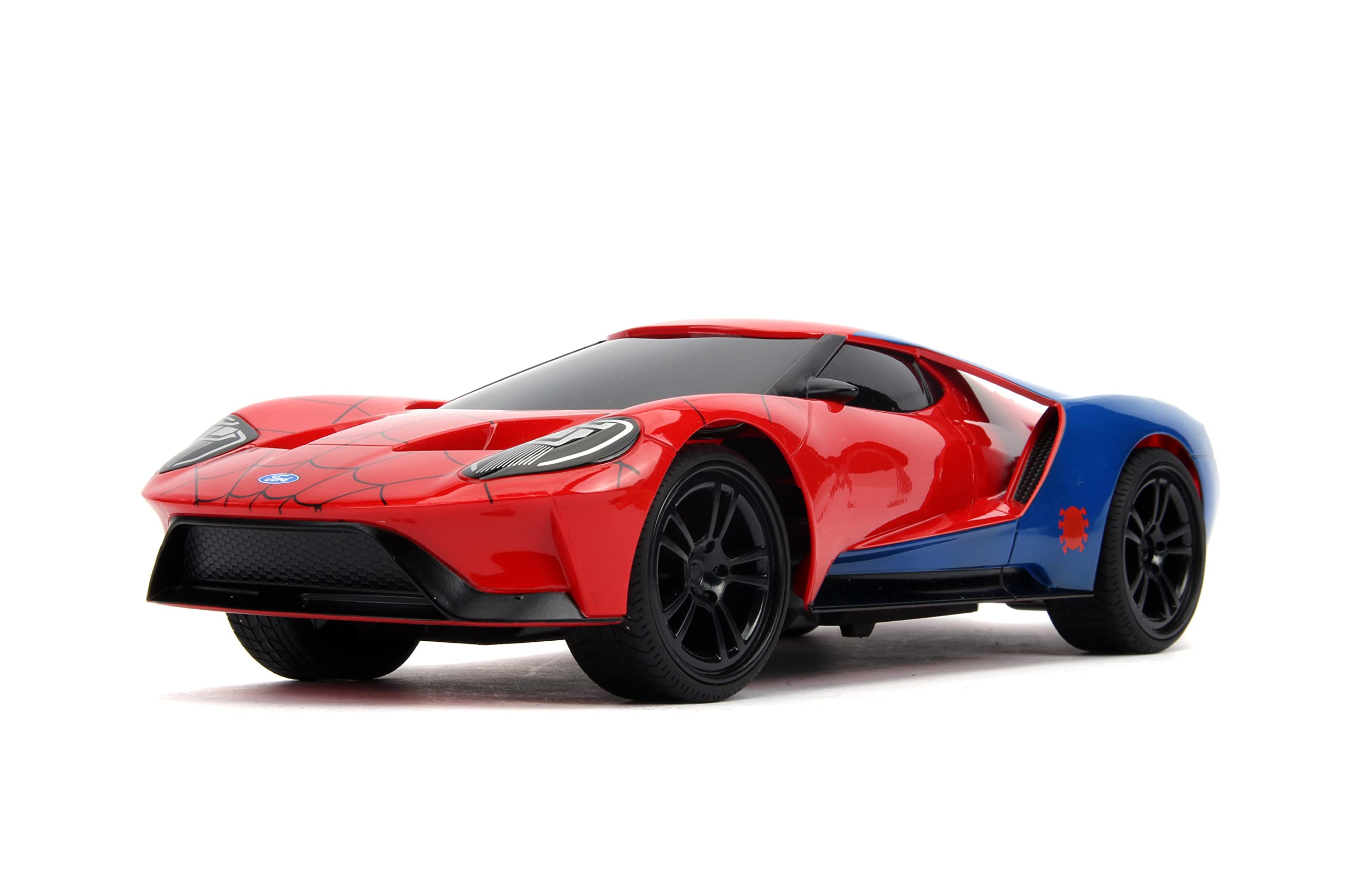 Marvel Spider-Man 1:16 2017 Ford GT RC Radio Control Cars, Toys for Kids and Adults
