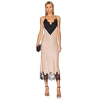 Satin Prom Dress Elegant Spaghetti Strap Maxi Cocktail Party Dress Lace Applique Backless V Neck Homecoming Dresses
