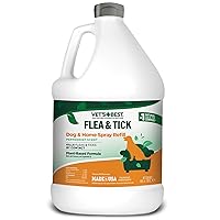 Vet's Best Flea and Tick Home Spray | Flea Treatment for Dogs and Home | Flea Killer with Certified Natural Oils | 96 Ounces Refill