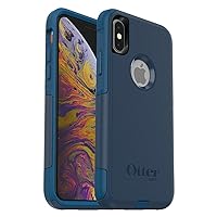 OtterBox COMMUTER SERIES Case for Iphone Xs & Iphone X - Retail Packaging - BESPOKE WAY (BLAZER BLUE/STORMY SEAS BLUE)