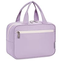 Toiletry Bag Women Large Makeup Bag Organizer Travel Cosmetic Bag for Toiletries Essentials Accessories (Purple)