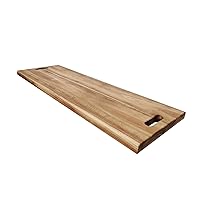 Large Charcuterie Board with Handles，36.6 * 11.6 in Extra Large Charcuterie Board，Large Charcuterie Board Serving Platter for Meat, Cheese Board, and Party Appetizers (Acacia Wood)