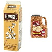 Flavacol Popcorn Seasoning and Orville Redenbacher's Popcorn Kernels Bundle