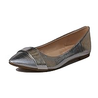 Women's Classic Pointy Toe Boat Slip on Ballet Flats Patent Leather